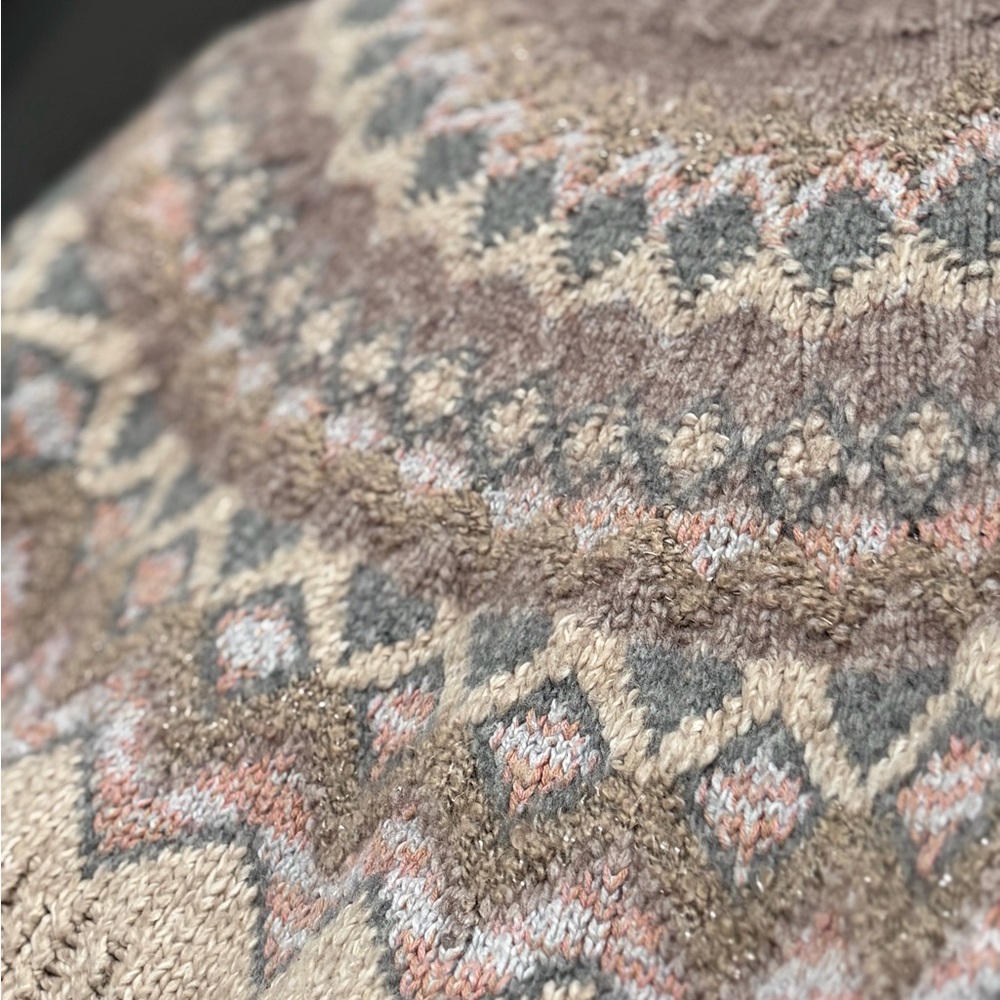 Chico’s Women's Cable Knit Sweater - Beige and Pink - SOLD OUT!! Last chance! - Picture 4 of 5